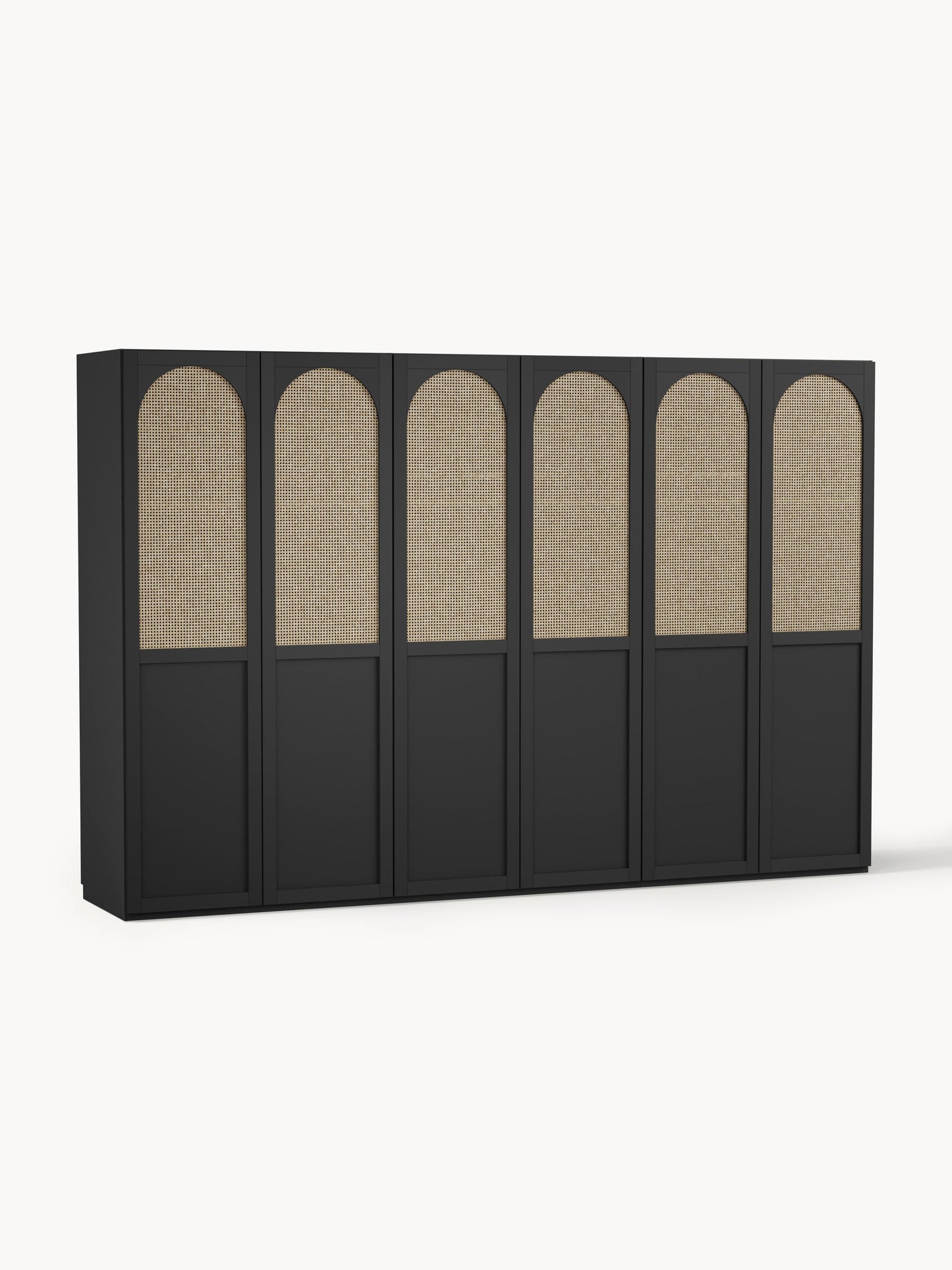 Jeanova Modular Hinged-Door Wardrobe, 300 cm Wide, in Various Sizes