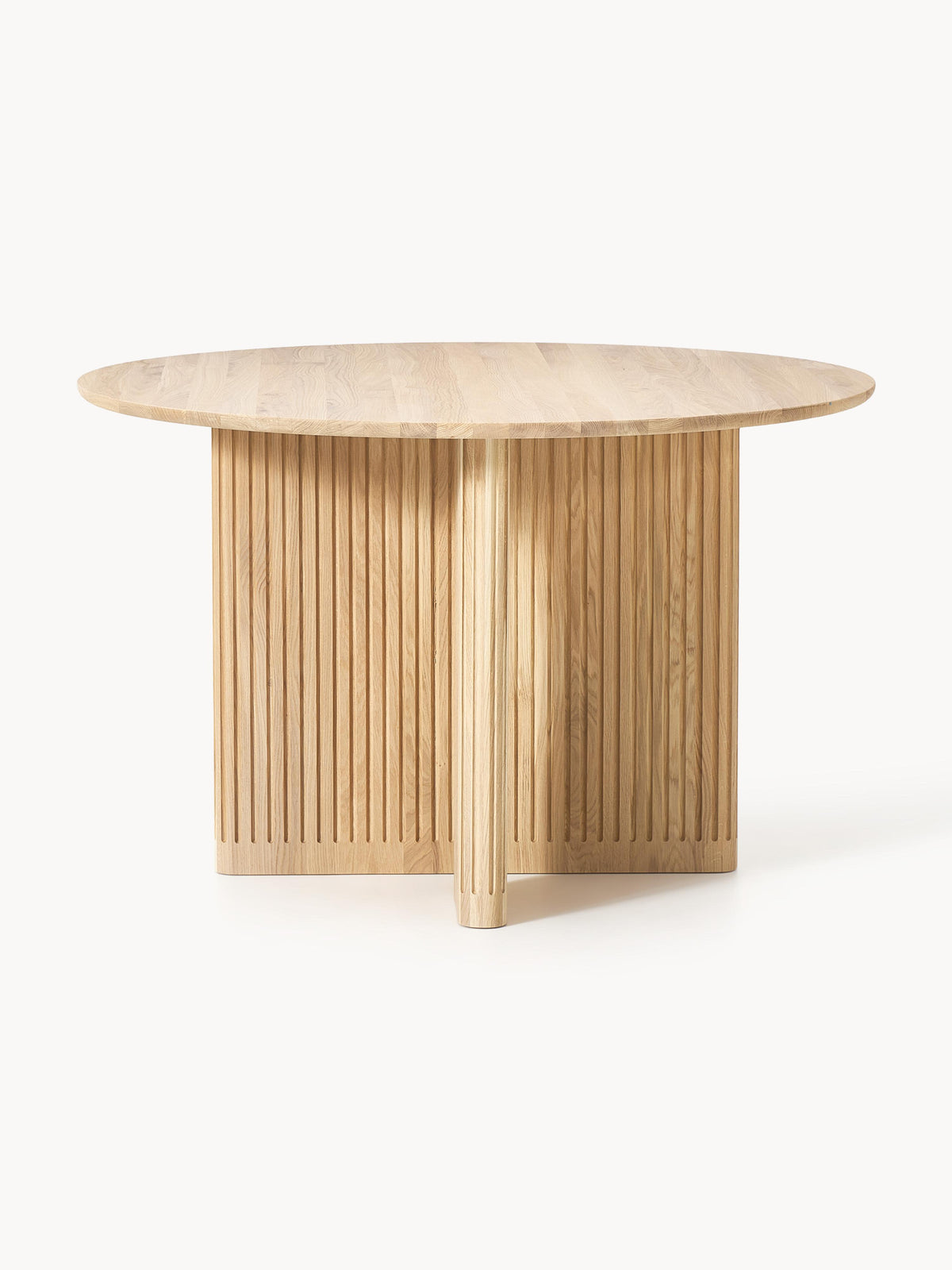 Jolvara Round Oak Dining Table, Ø 120 cm