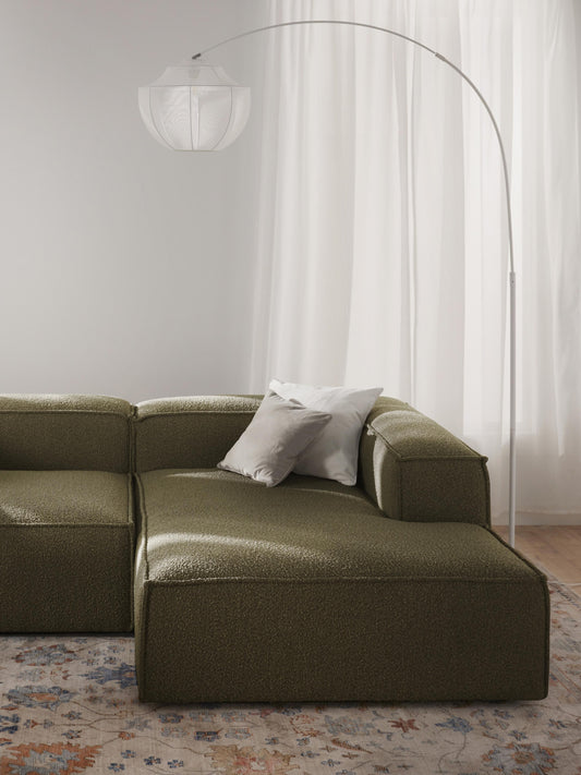 Lennvik Bouclé Corner Ottoman Module
