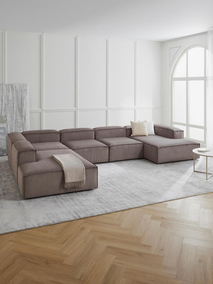 Lennvik Corduroy Corner Ottoman Module