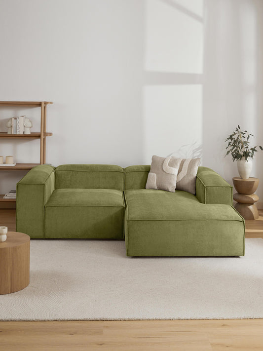 Lennvik Corduroy Corner Ottoman Module