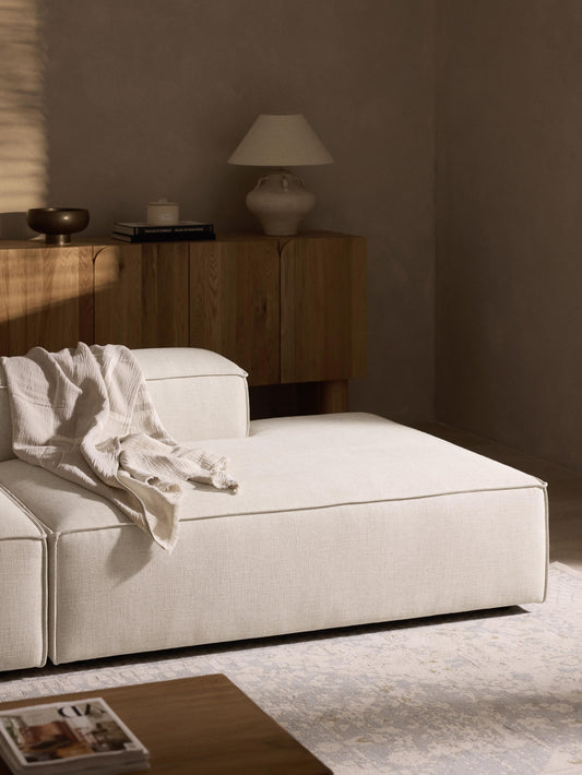 Lennvik Linen Blend Ottoman Module