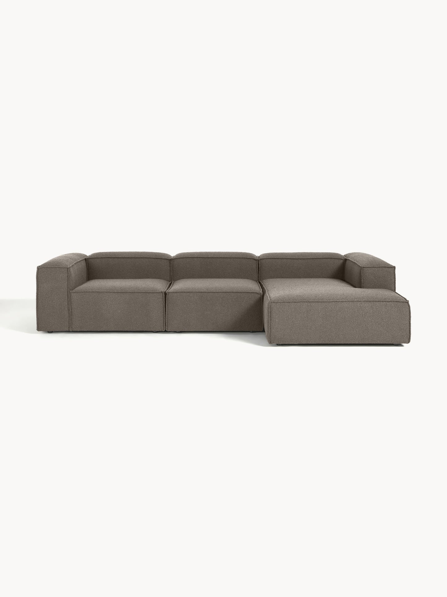 Lennvik Modular Bouclé Corner Sofa, 4-Seater
