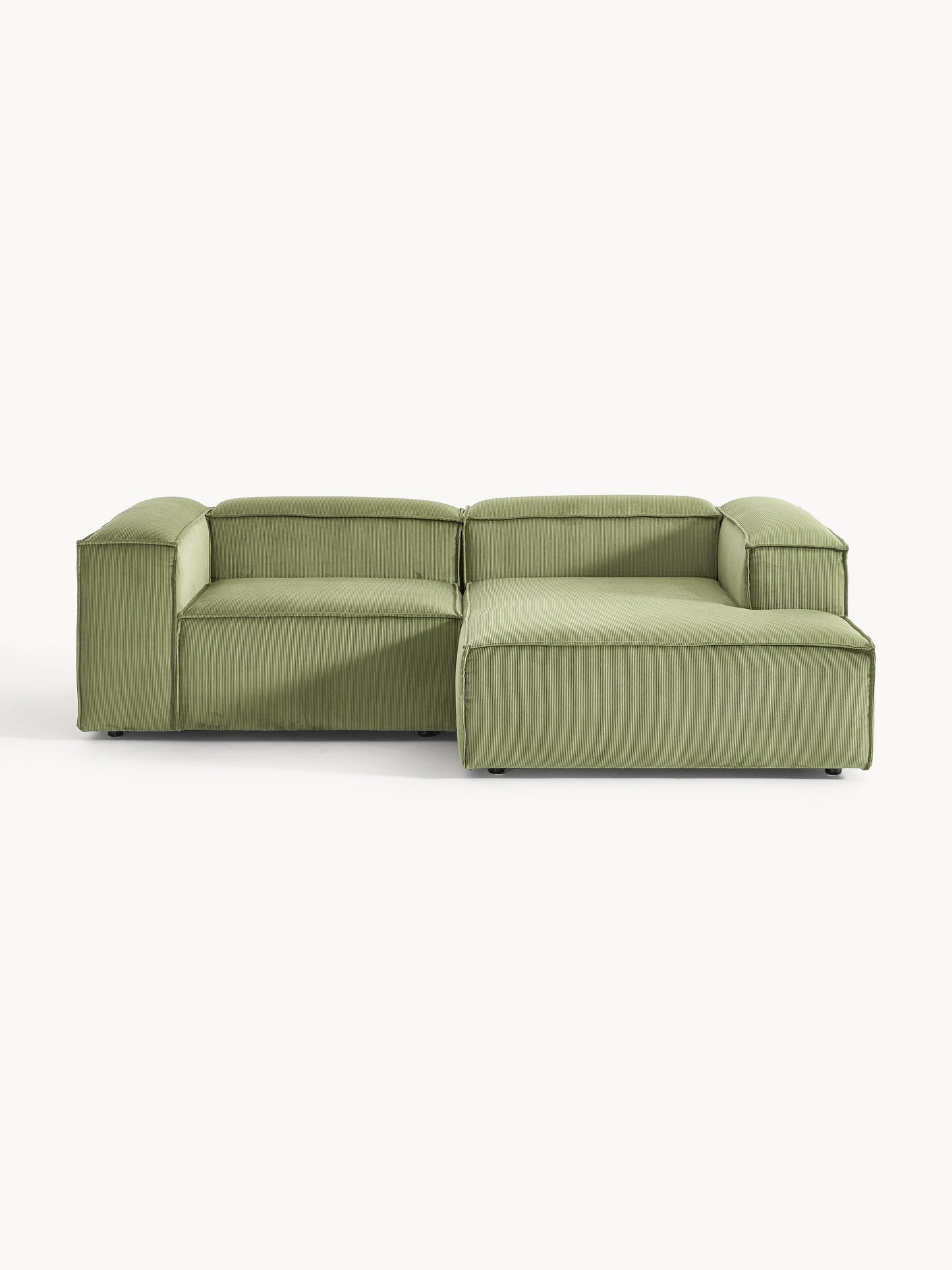 Lennvik Modular Corduroy Corner Sofa (2-Seater)
