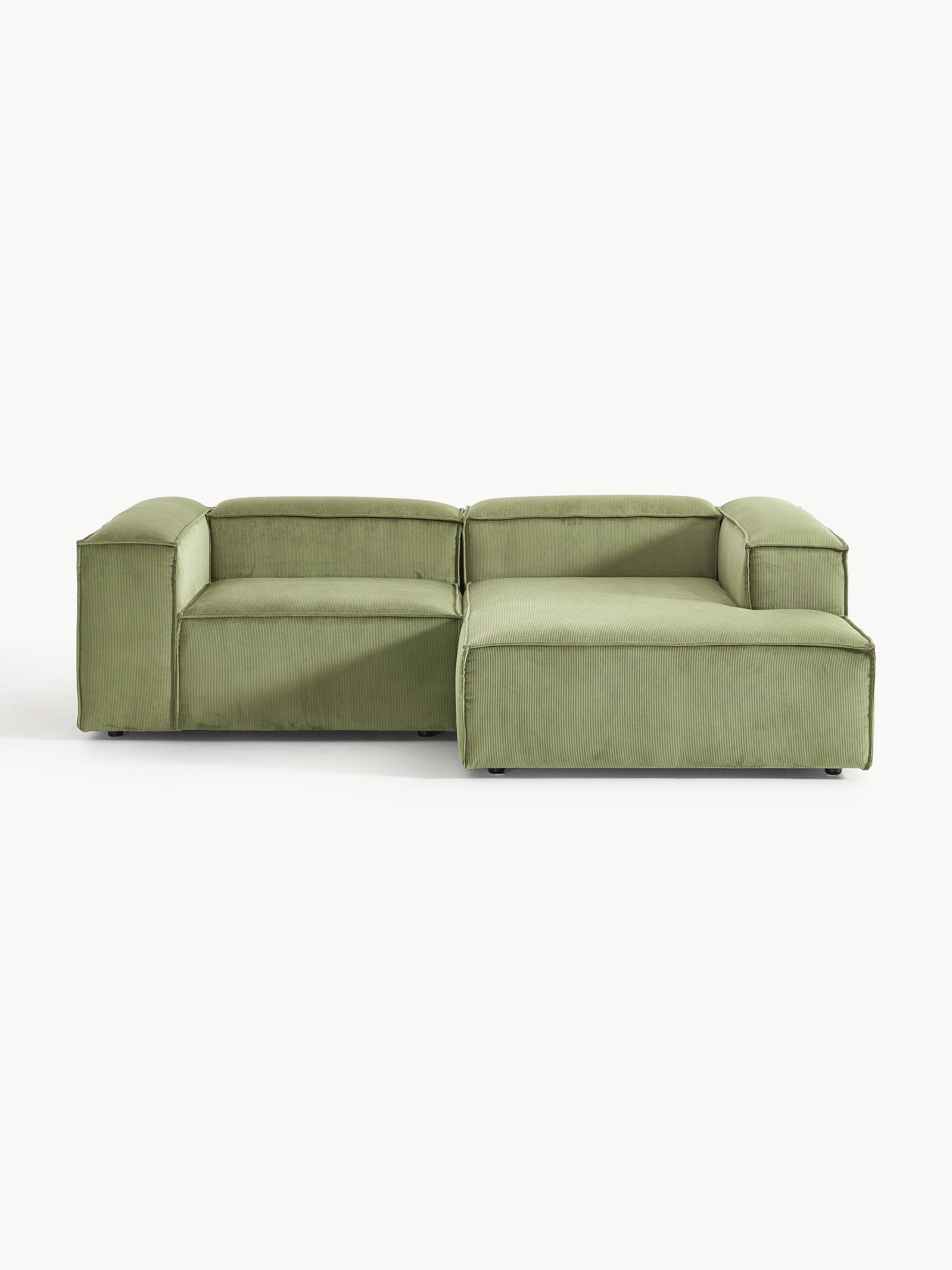 Lennvik Modular Corduroy Corner Sofa (2-Seater)