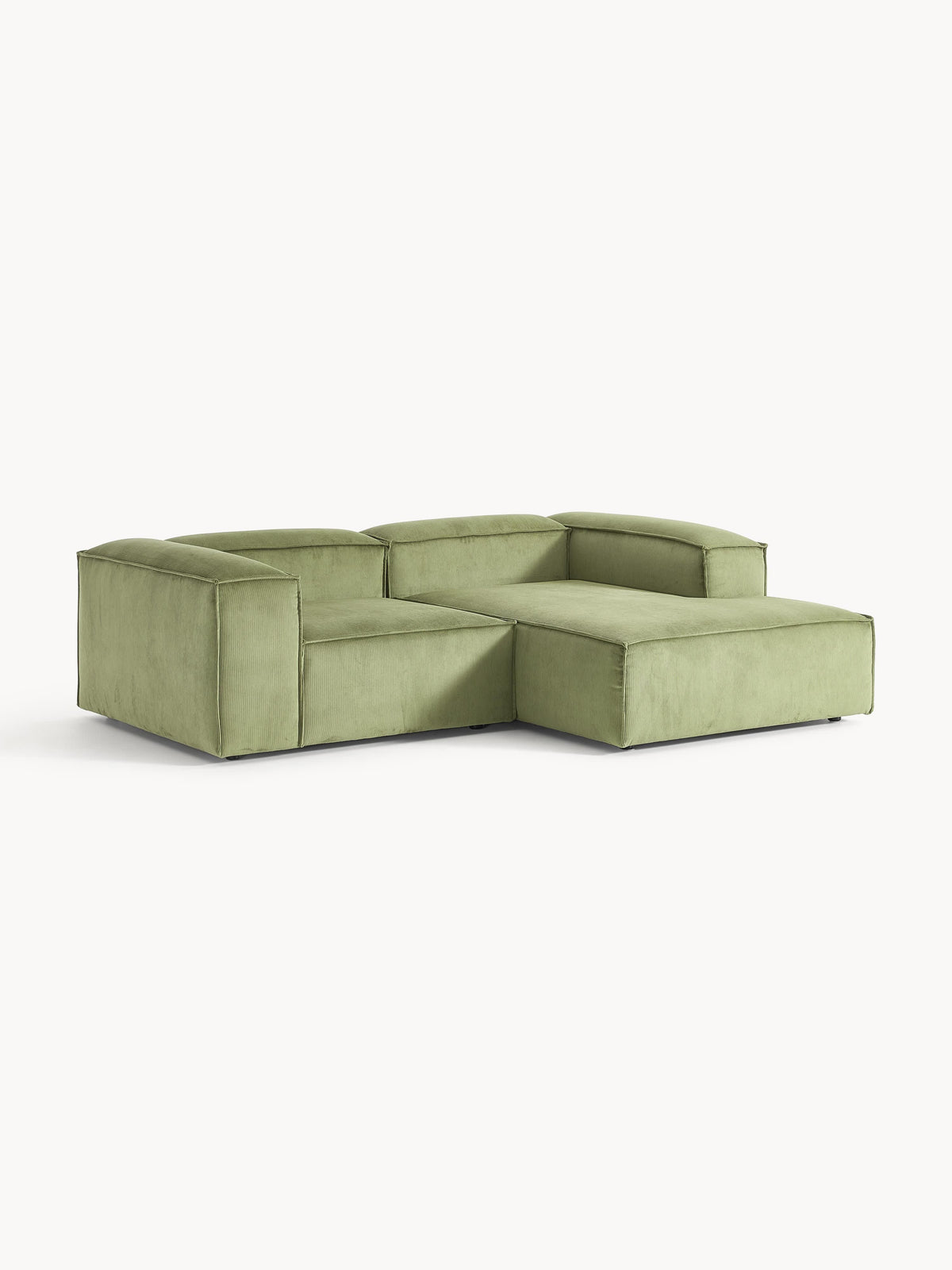 Lennvik Modular Corduroy Corner Sofa (2-Seater)