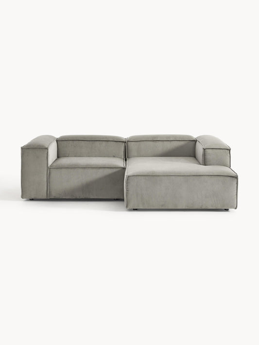 Lennvik Modular Corduroy Corner Sofa (2-Seater)