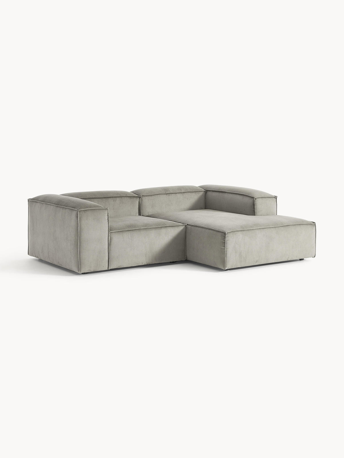 Lennvik Modular Corduroy Corner Sofa (2-Seater)