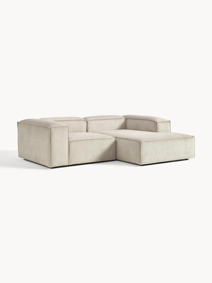 Lennvik Modular Corduroy Corner Sofa (2-Seater)