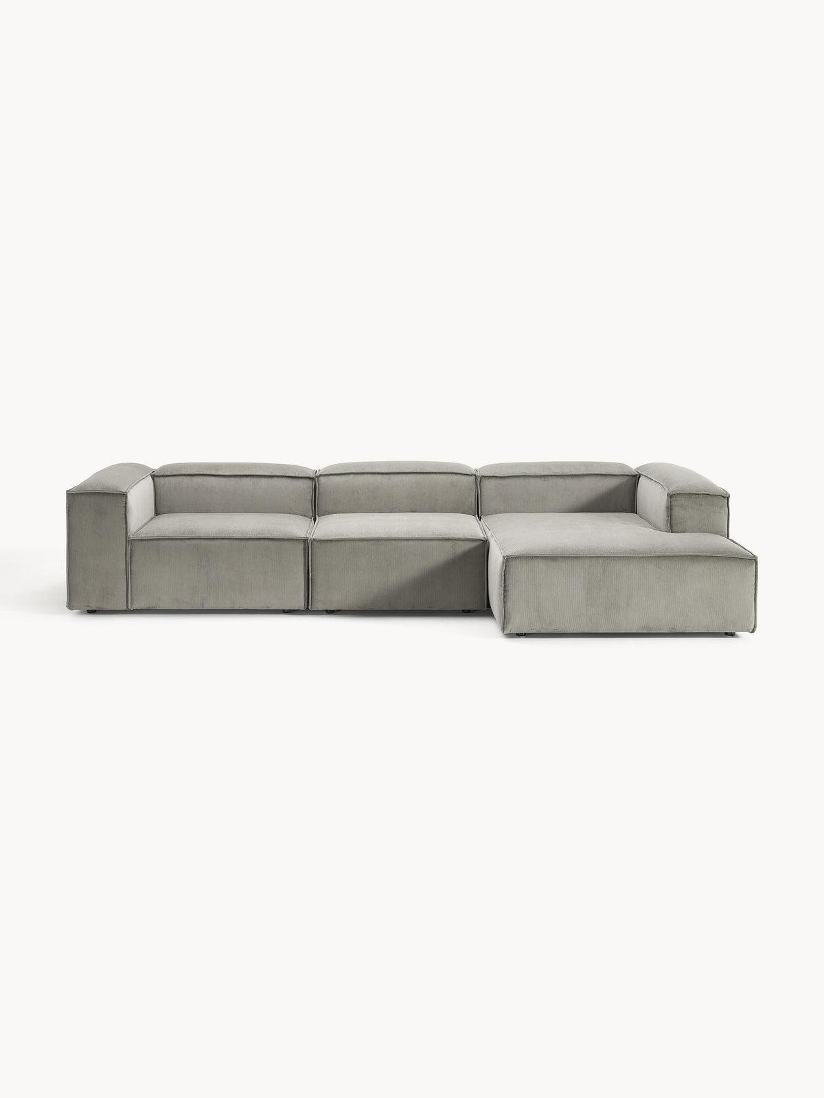 Lennvik Modular Corduroy Corner Sofa (4-Seater)