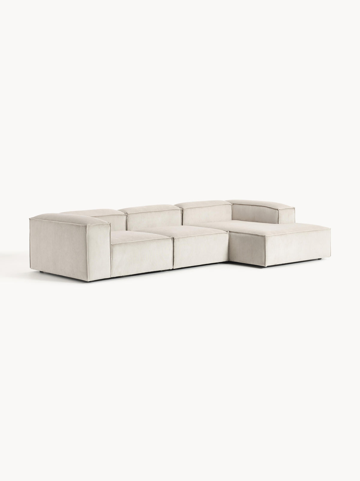 Lennvik Modular Corduroy Corner Sofa (4-Seater)