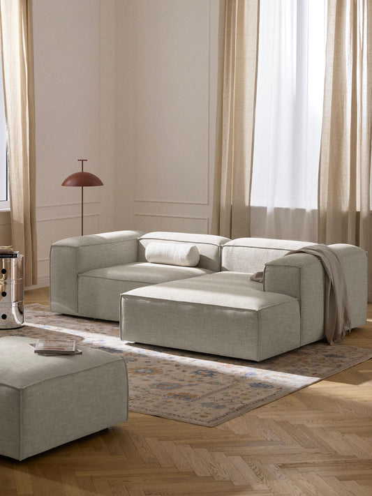 Lennvik Modular Corner Sofa in Linen Blend (2-Seater)