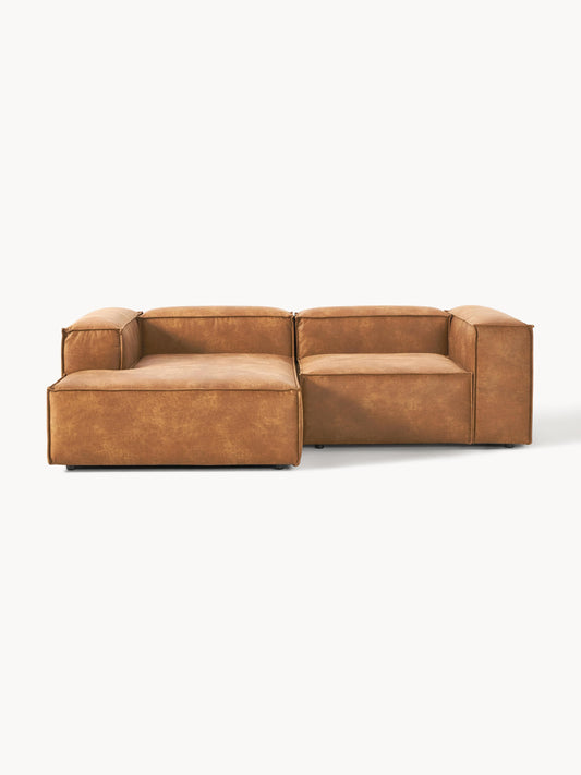 Lennvik Modular Leather Corner Sofa (2-Seater)