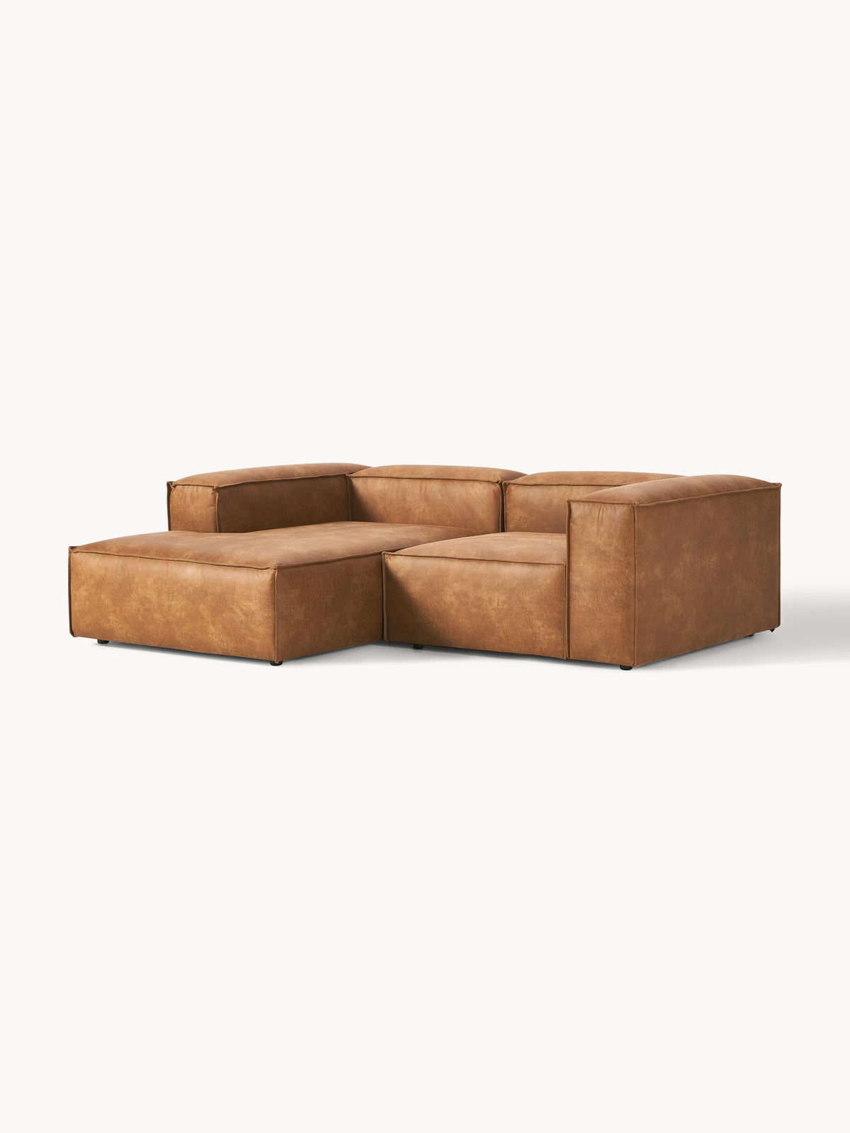 Lennvik Modular Leather Corner Sofa (2-Seater)