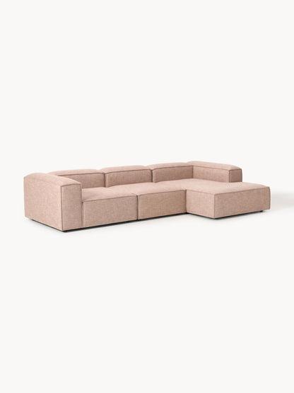 Lennvik Modular Linen Blend Corner Sofa (4-Seater)