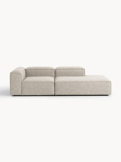 Lennvik Modular Linen Blend Ottoman