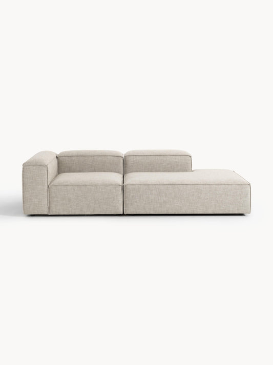 Lennvik Modular Linen Blend Ottoman