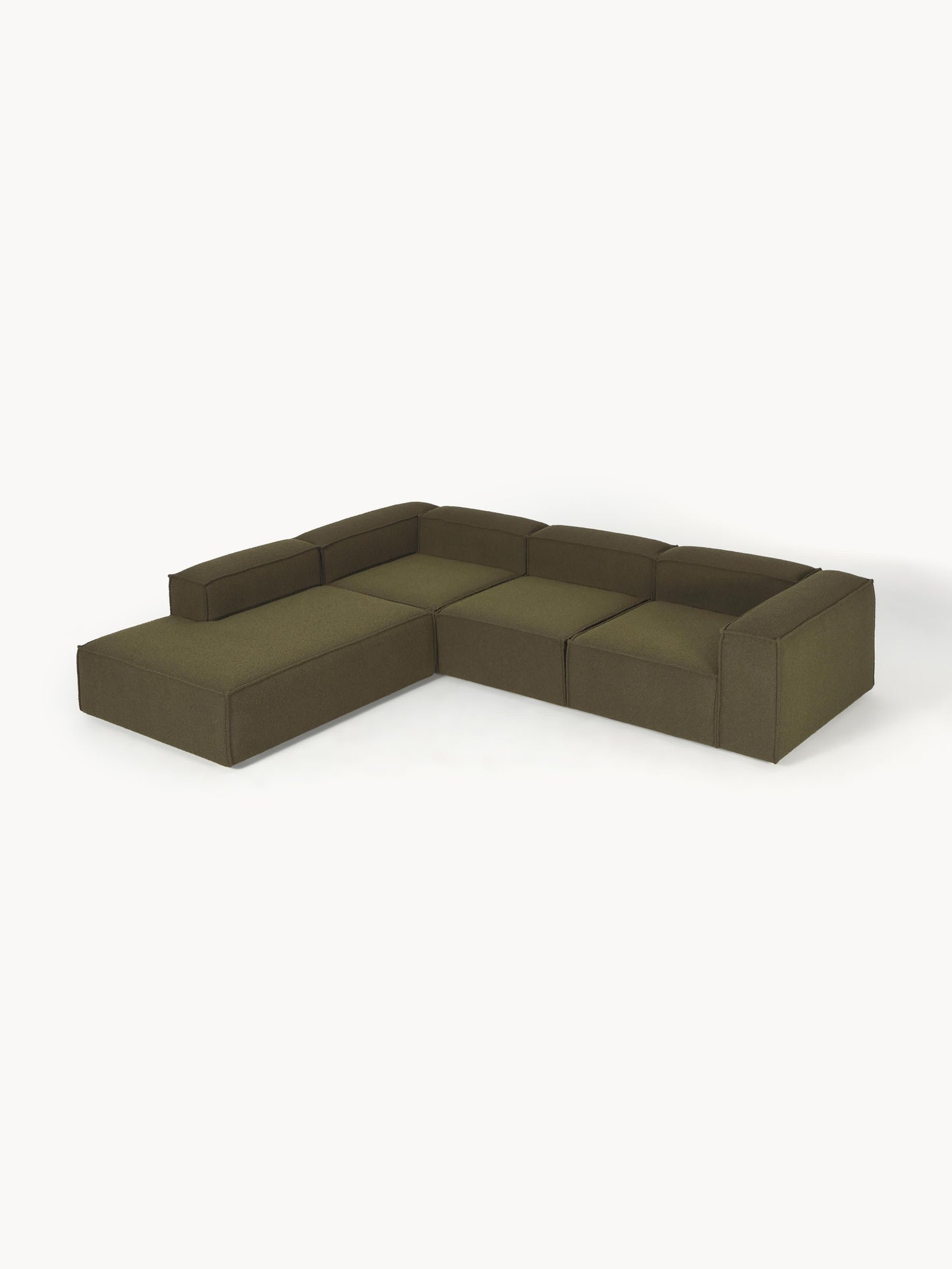 Lennvik Modular XL Bouclé Corner Sofa (4-Seater)