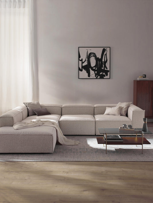 Lennvik Modular XL Bouclé Corner Sofa (4-Seater)