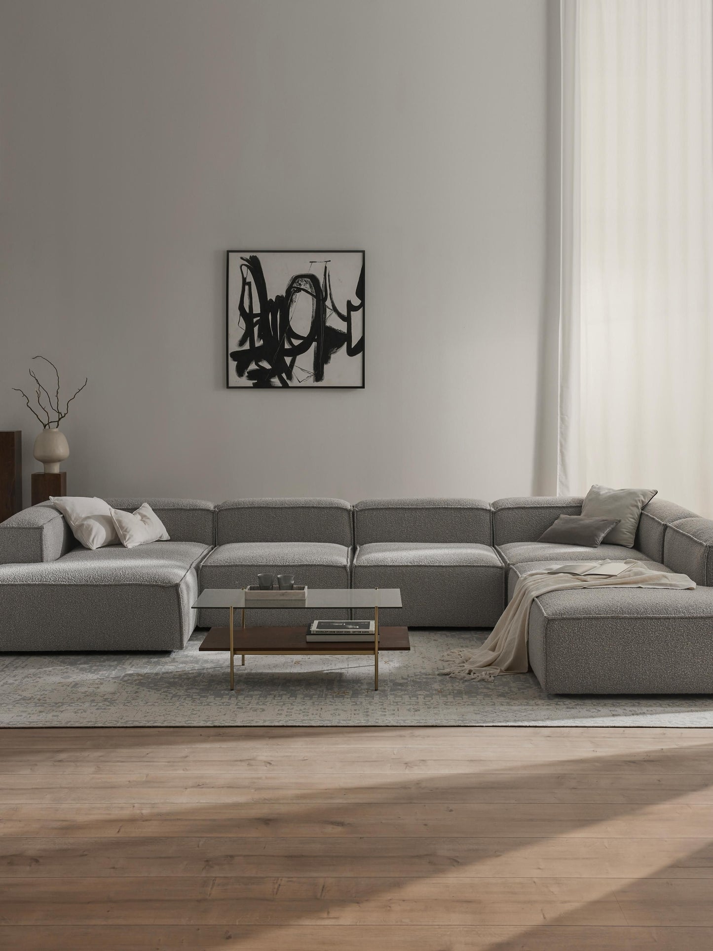 Lennvik Modular XL Bouclé Sofa