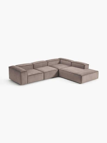 Lennvik Modular XL Corduroy Corner Sofa (4-Seater)