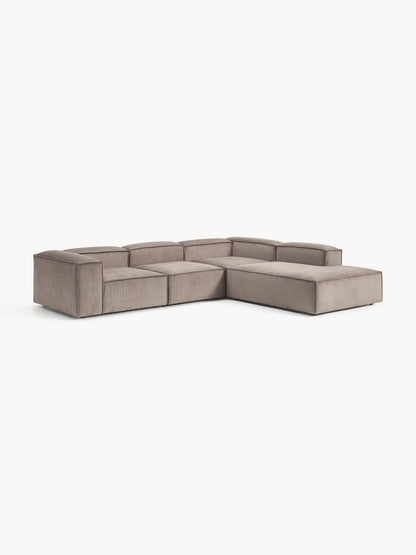 Lennvik Modular XL Corduroy Corner Sofa (4-Seater)