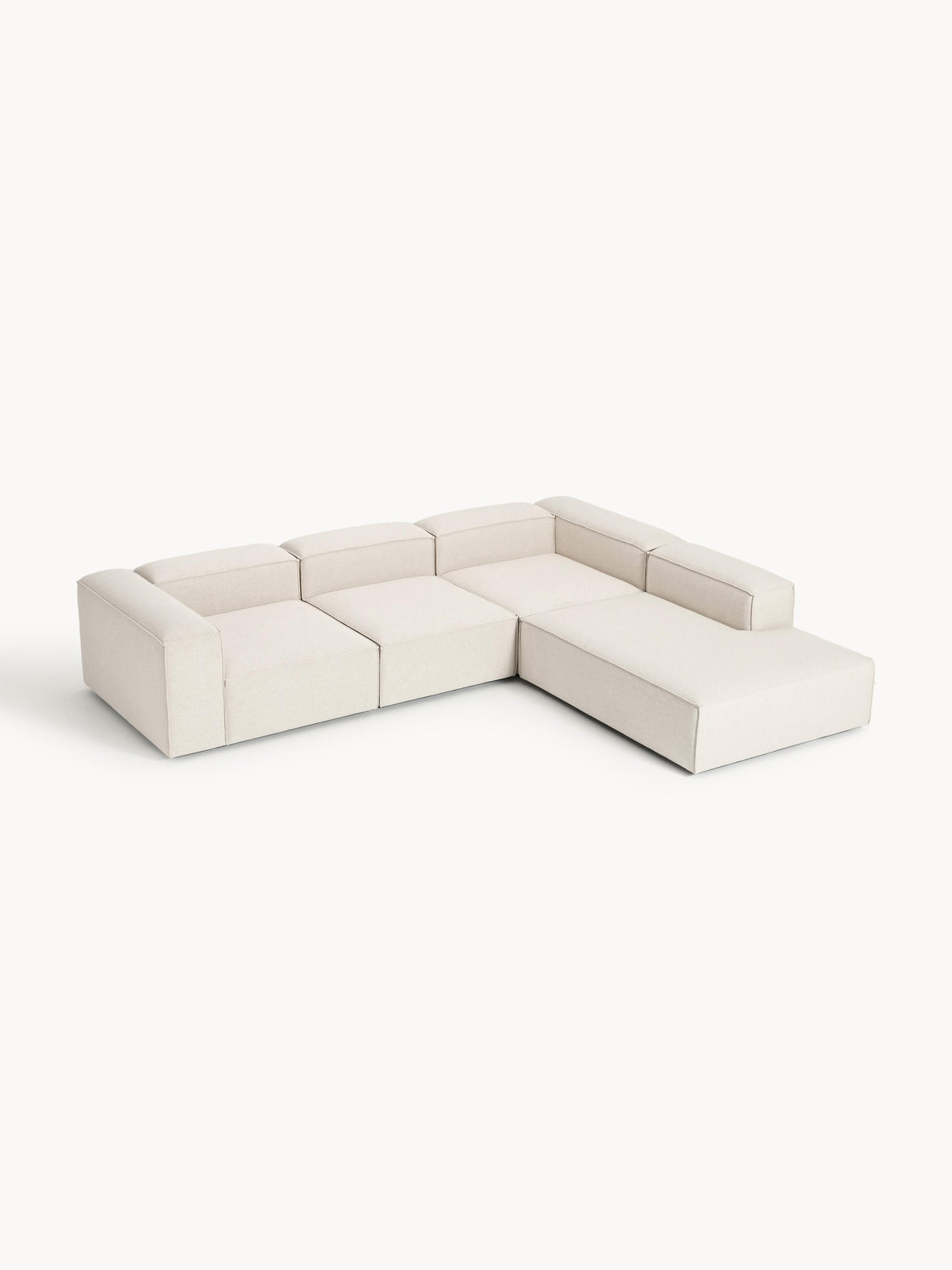 Lennvik Modular XL Corner Sofa (4-Seater) in Linen Blend