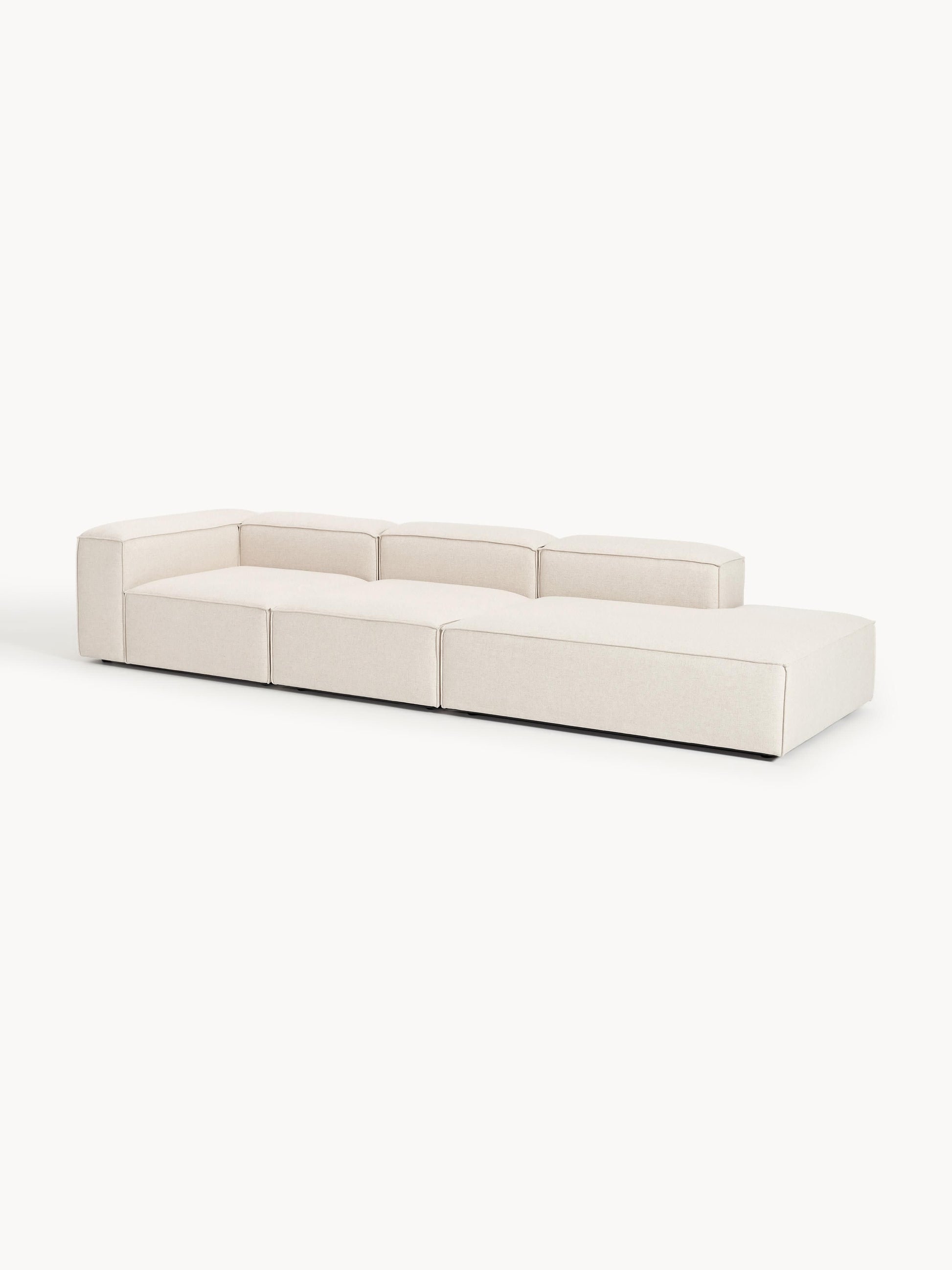 Lennvik Modular XL Linen Blend Ottoman