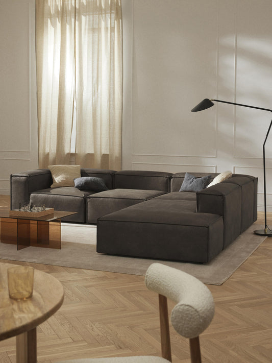 Lennvik Ottoman Module in Leather