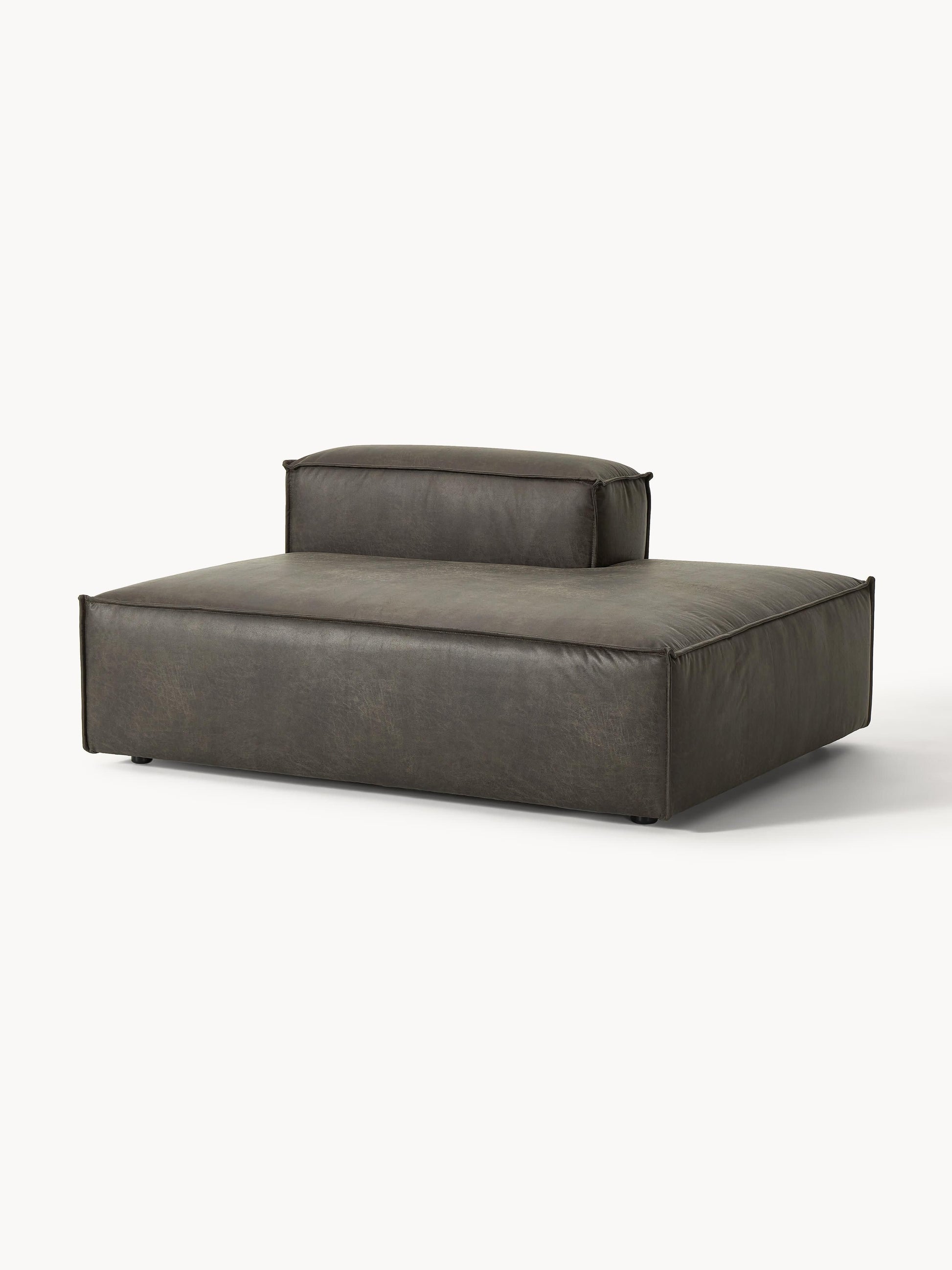 Lennvik Ottoman Module in Leather
