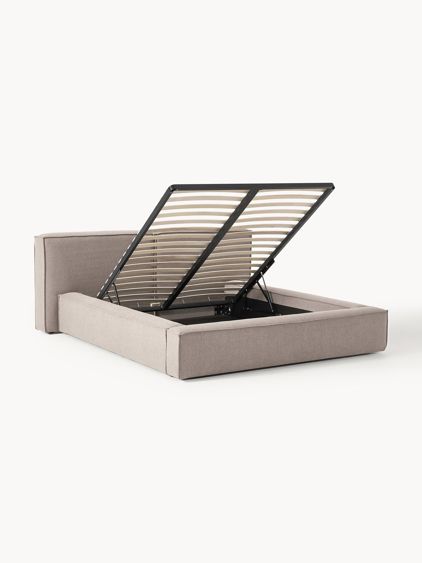 Lennvik Upholstered Bed with Storage