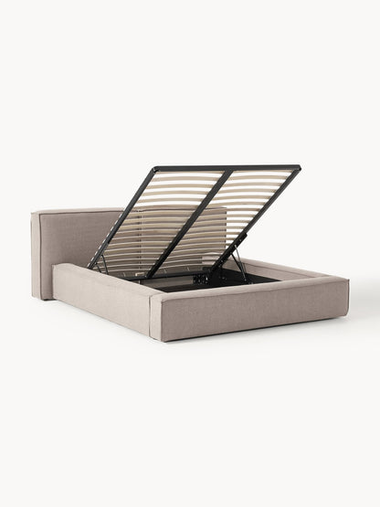 Lennvik Upholstered Bed with Storage