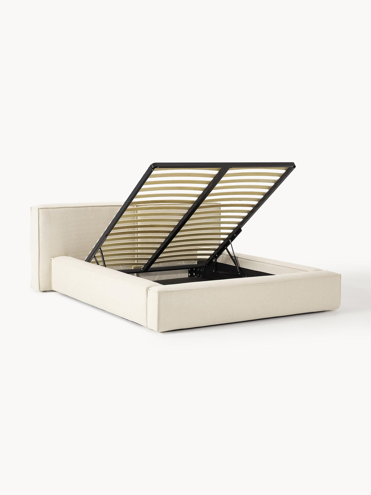 Lennvik Upholstered Bed with Storage