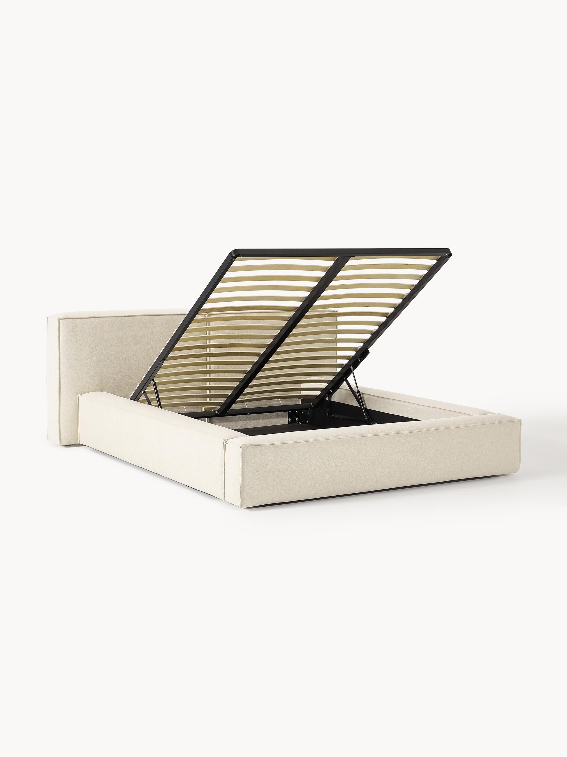 Lennvik Upholstered Bed with Storage