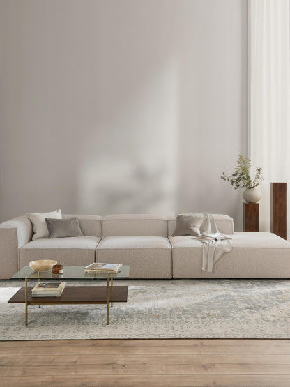 Lennvik XL Modular Ottoman in Bouclé