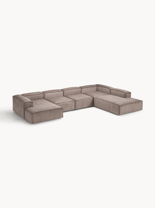 Lennvik XL Modular Sofa in Corduroy