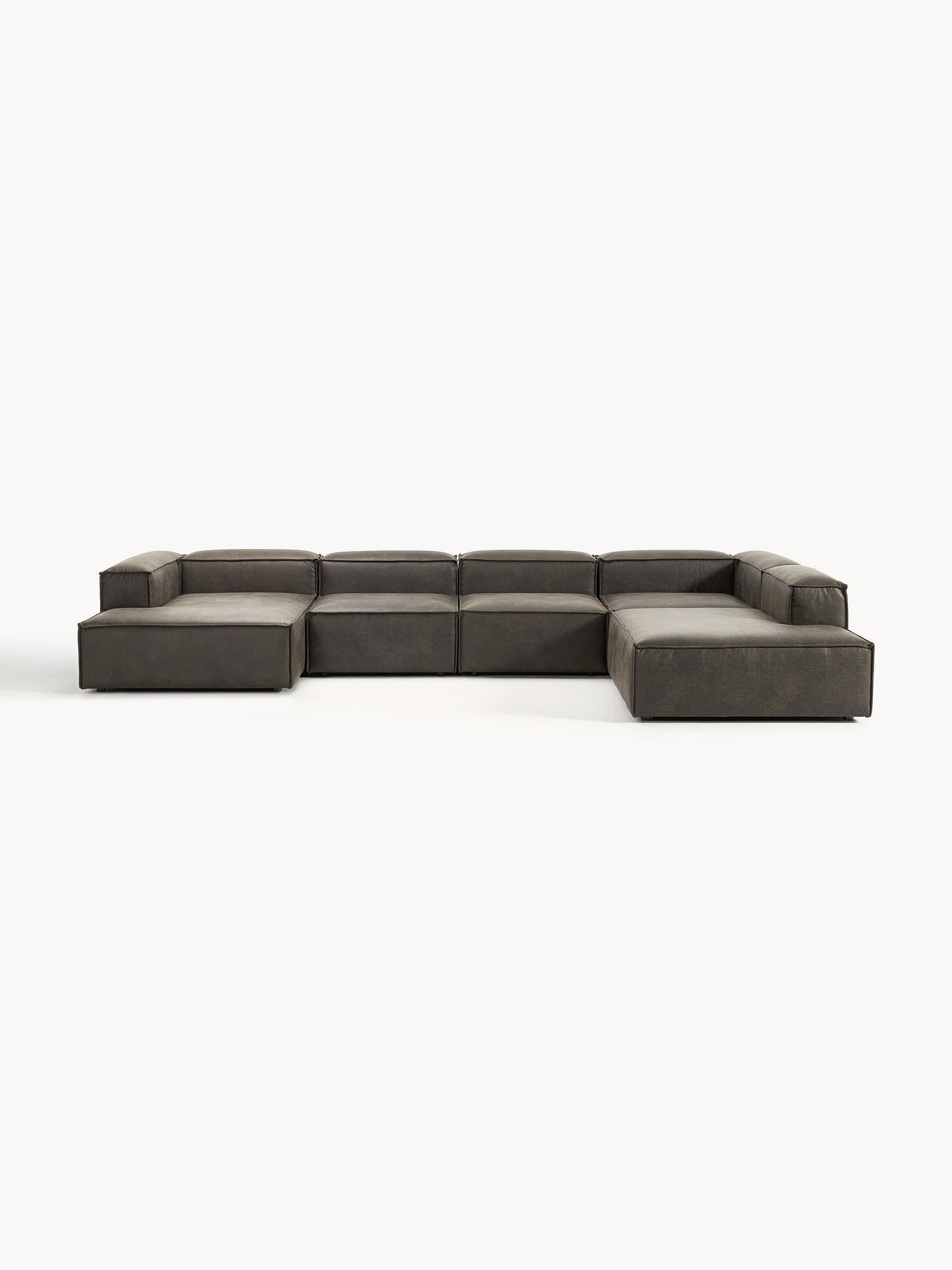 Lennvik XL Modular Sofa in Leather