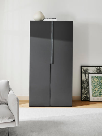 Lenvaro Hinged-Door Modular Wardrobe, 100 cm Wide, in Various Sizes