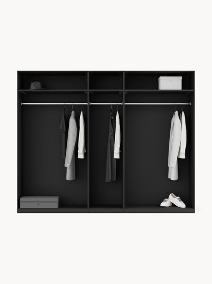 Lenvaro Modular Hinged-Door Wardrobe, 250 cm Wide, in Various Sizes