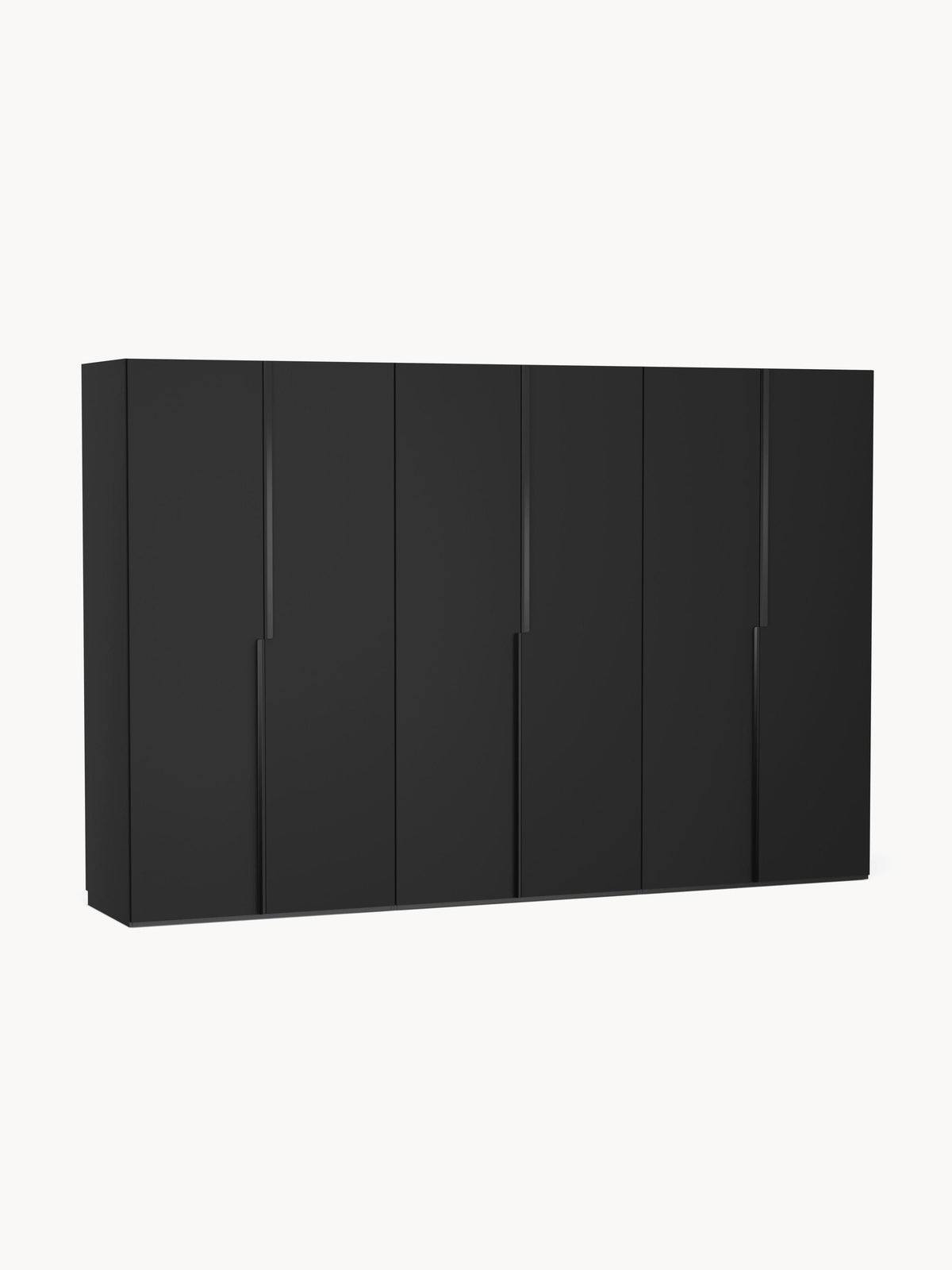 Lenvaro Modular Hinged-Door Wardrobe, 300 cm Wide, in Various Sizes