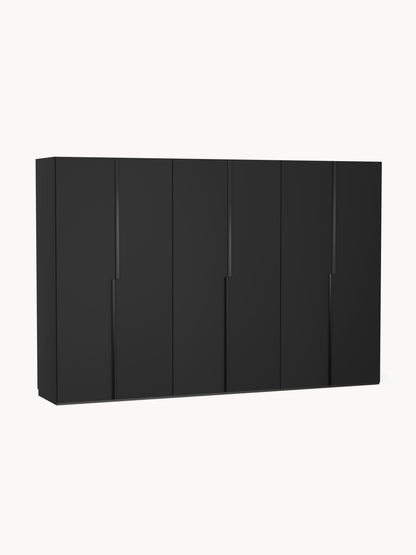 Lenvaro Modular Hinged-Door Wardrobe, 300 cm Wide, in Various Sizes