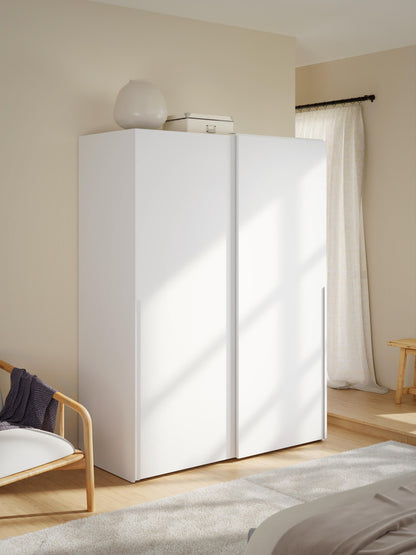 Lenvaro Modular Sliding-Door Wardrobe, 150 cm Wide, in Various Sizes