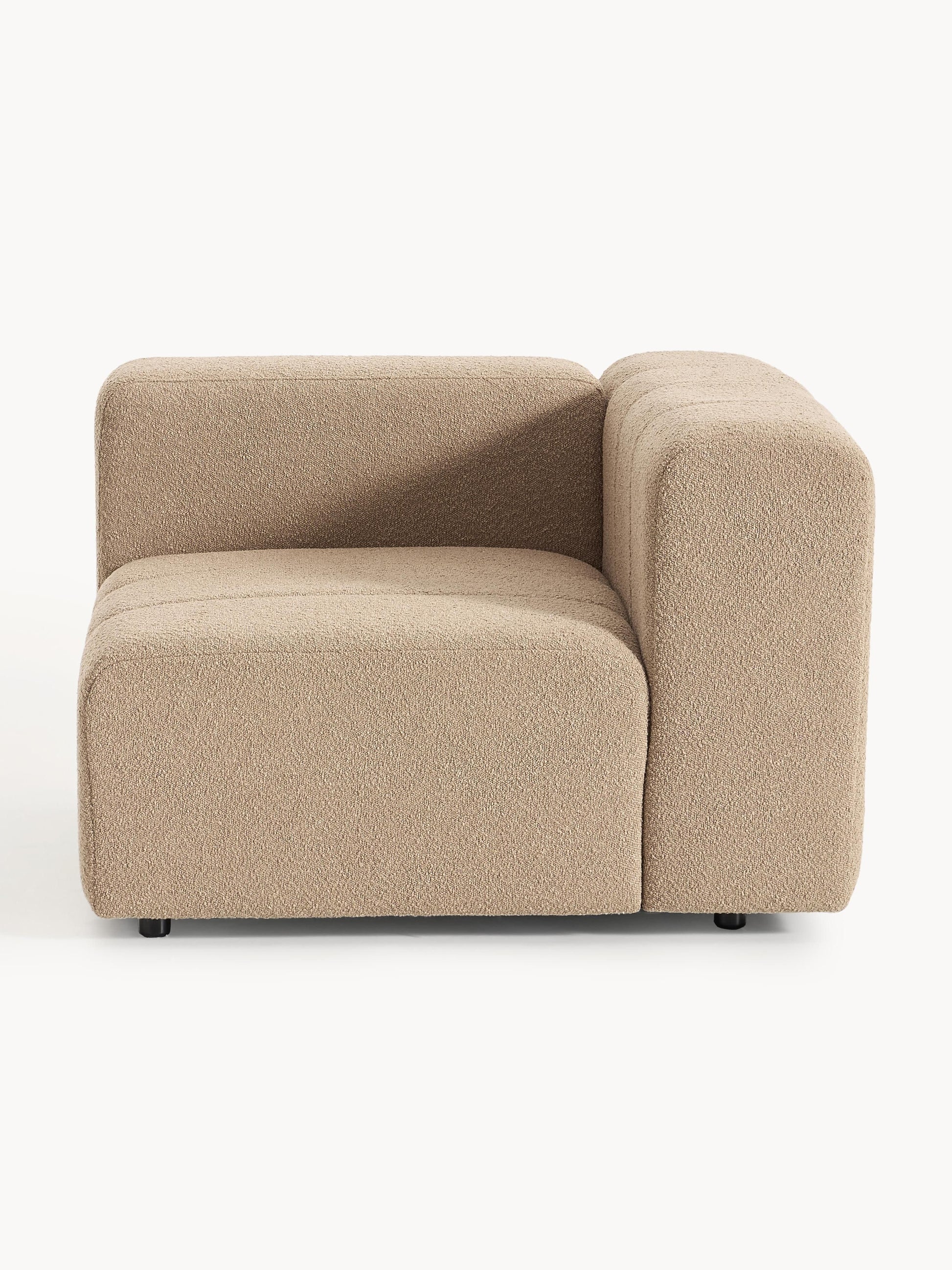 Lenvira Corner Module in Bouclé