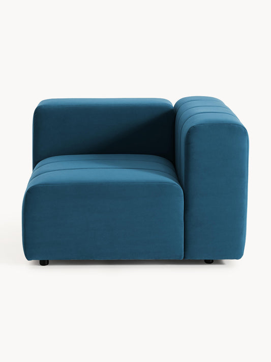 Lenvira Corner Module in Velvet