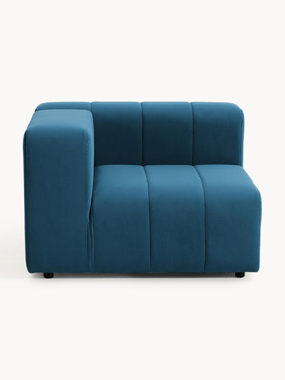 Lenvira Corner Module in Velvet