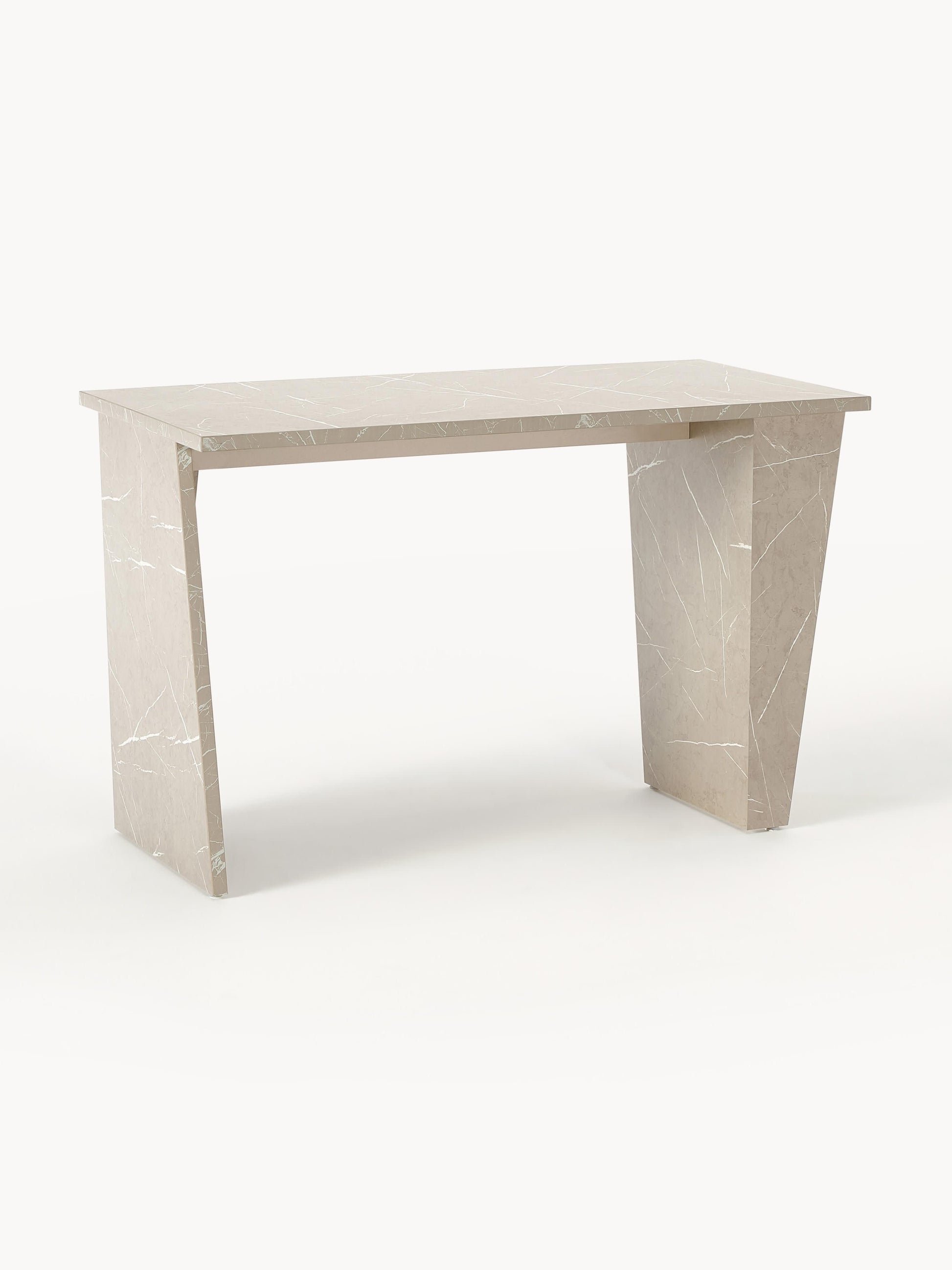 Lianvo Desk in Travertine Look