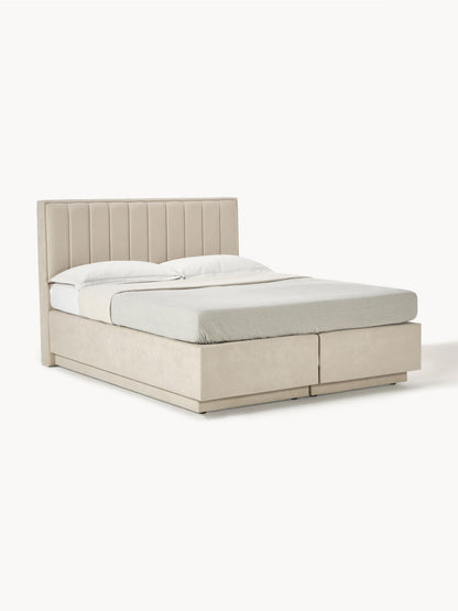 Livena Box Spring Bed with Storage