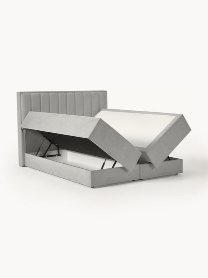 Livena Box Spring Bed with Storage