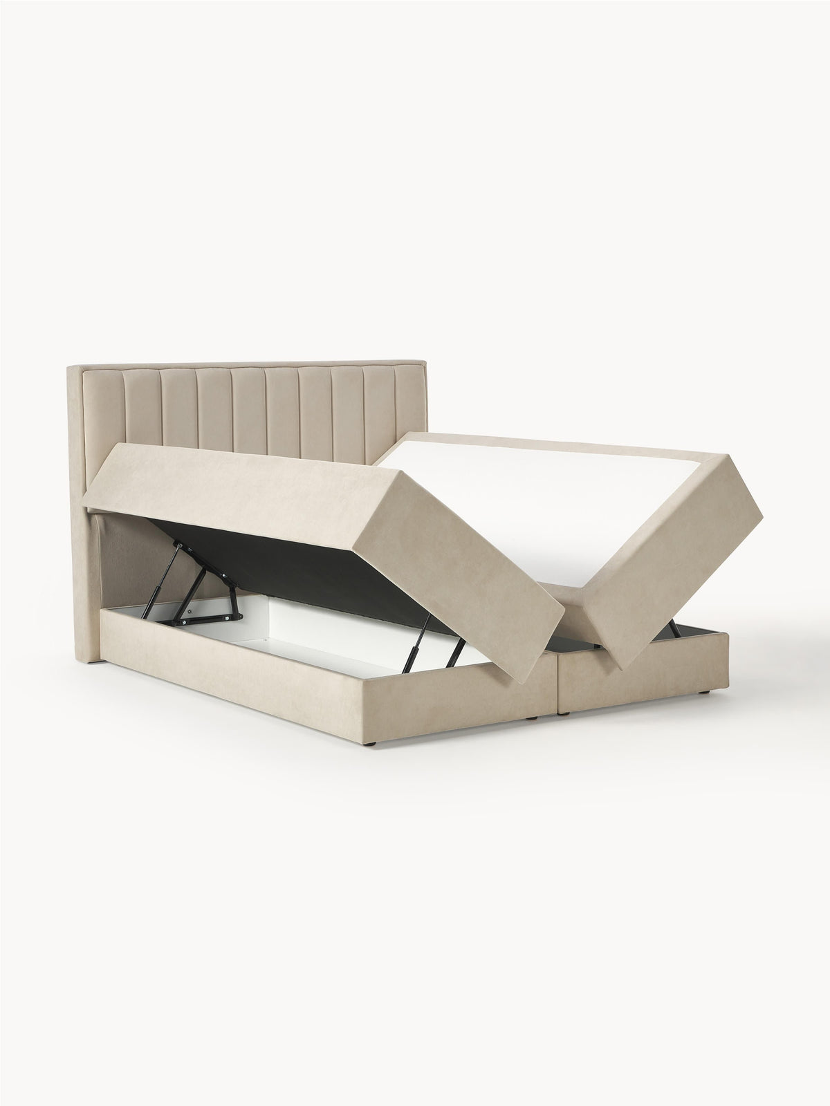 Livena Box Spring Bed with Storage