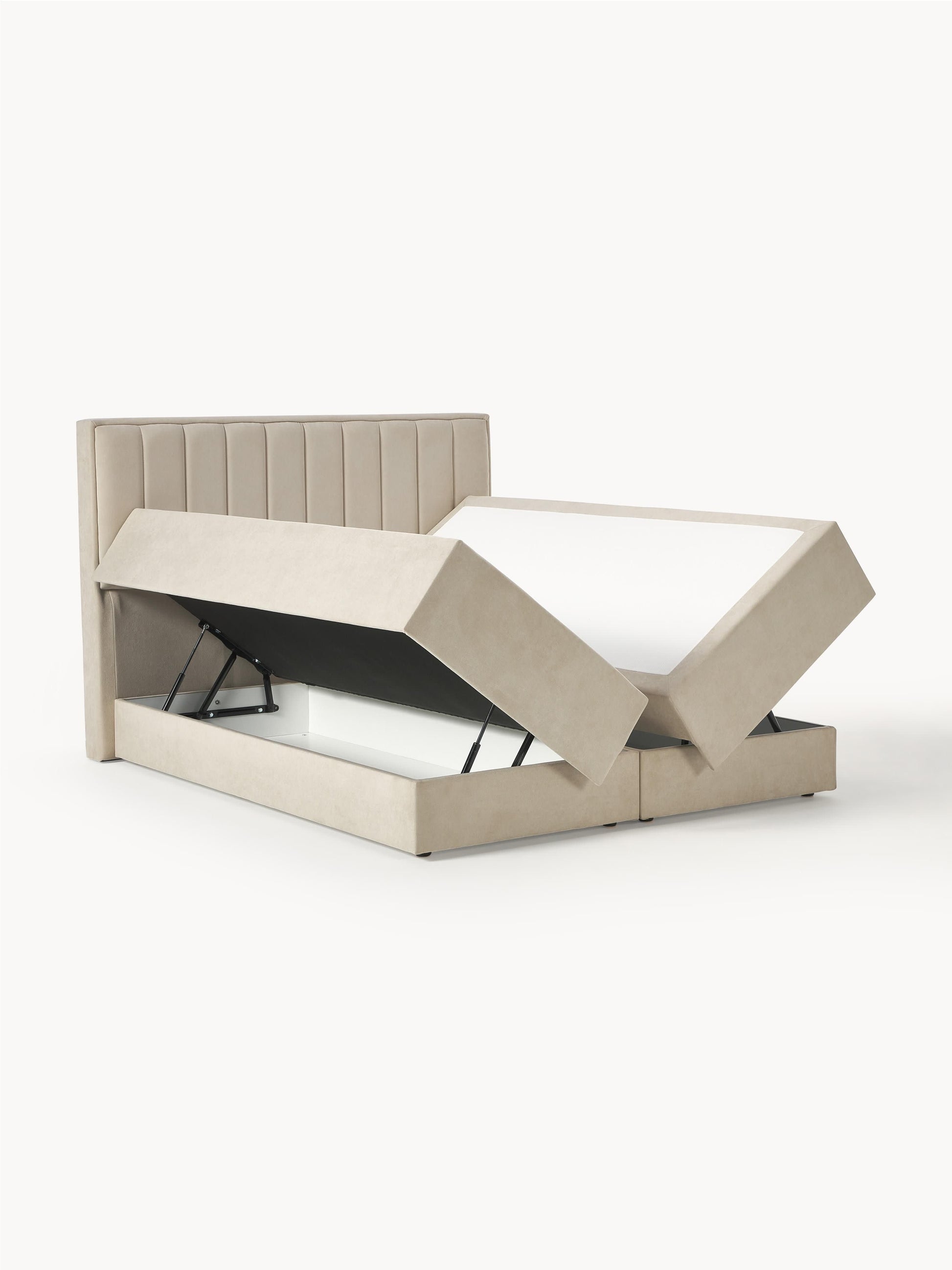Livena Box Spring Bed with Storage